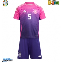 Tyskland Pascal Gross #5 Bortedraktsett Barn EM 2024 Kortermet (+ Korte bukser)